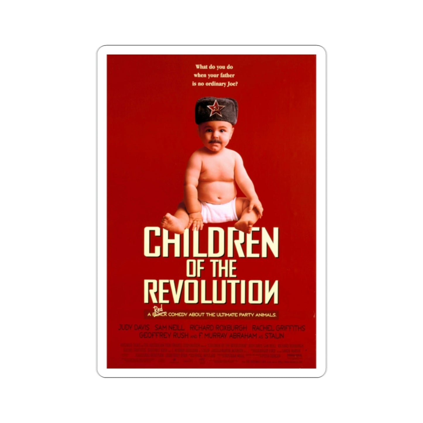 Children Of The Revolution 1997 Movie Poster STICKER Vinyl Die-Cut Decal-2 Inch-The Sticker Space