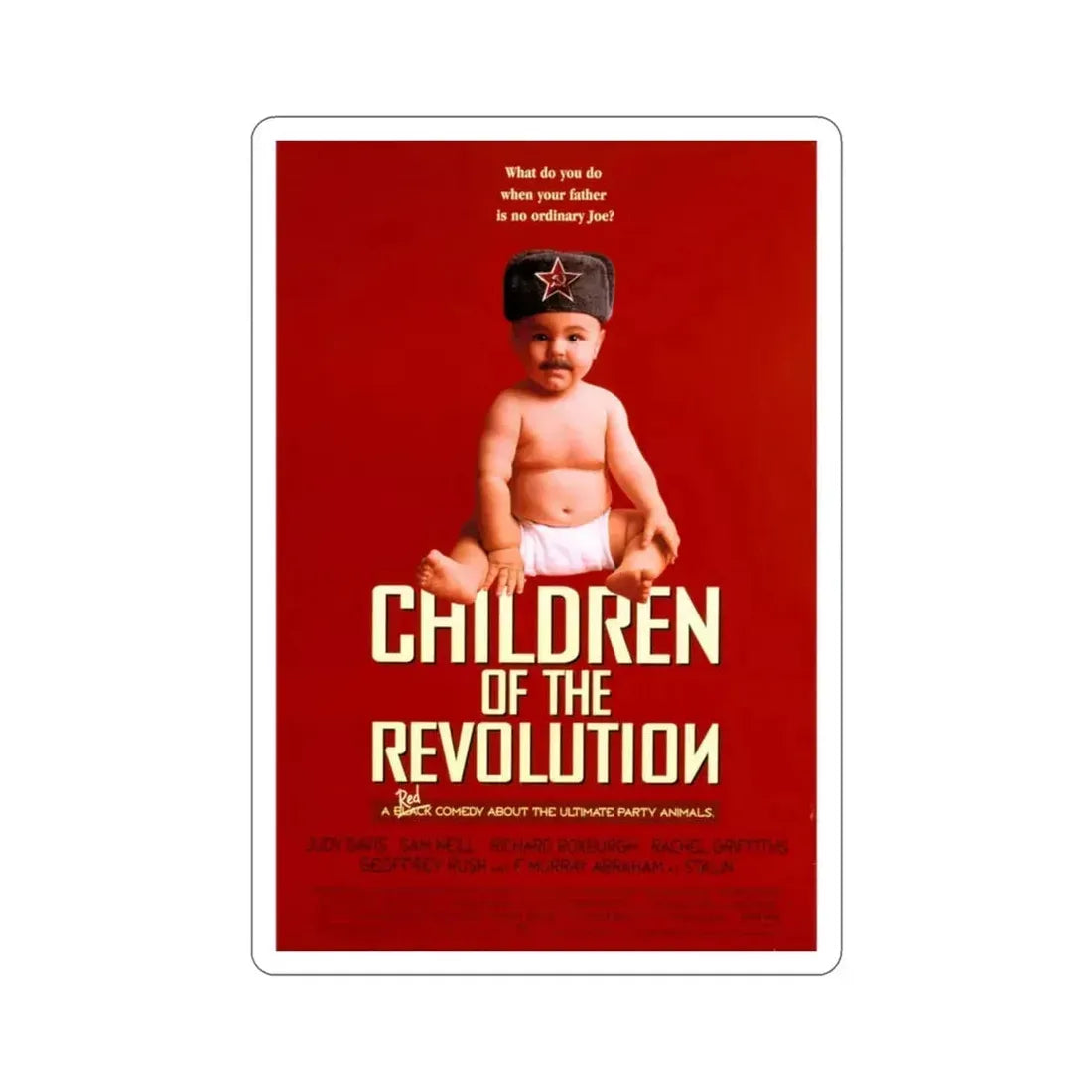 Children Of The Revolution 1997 Movie Poster STICKER Vinyl Die-Cut Decal 3 Inch - The Sticker Space