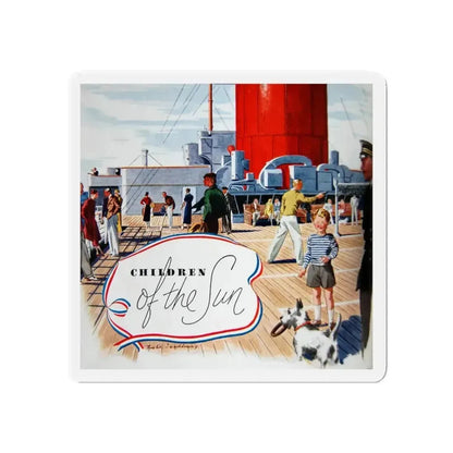 Children of the Sun, Time Magazine, May 8, 1933 (Magazine Illustration) Refrigerator Magnet 3 Inch Die-Cut - The Sticker Space