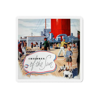 Children of the Sun, Time Magazine, May 8, 1933 (Magazine Illustration) Refrigerator Magnet - The Sticker Space