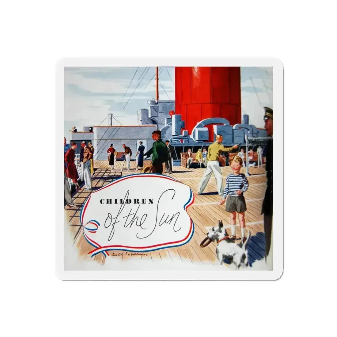 Children of the Sun, Time Magazine, May 8, 1933 (Magazine Illustration) Refrigerator Magnet - The Sticker Space