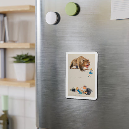 Children's book illustration (Magazine Illustration) Refrigerator Magnet-The Sticker Space