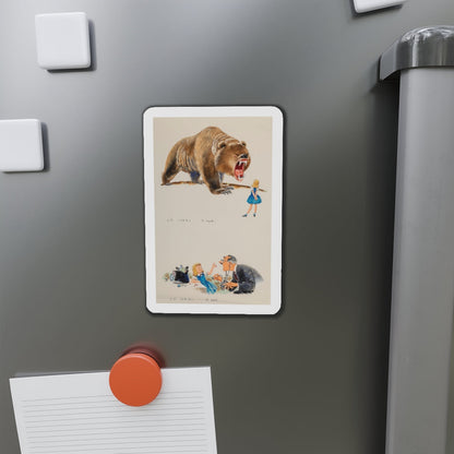 Children's book illustration (Magazine Illustration) Refrigerator Magnet-The Sticker Space