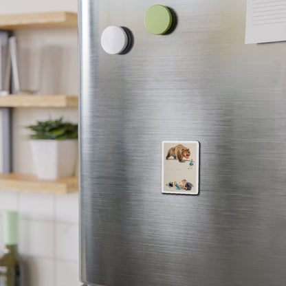 Children's book illustration (Magazine Illustration) Refrigerator Magnet-The Sticker Space