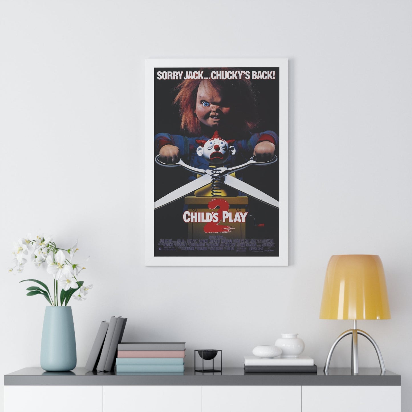 CHILD'S PLAY 2 1990 - Framed Movie Poster-The Sticker Space