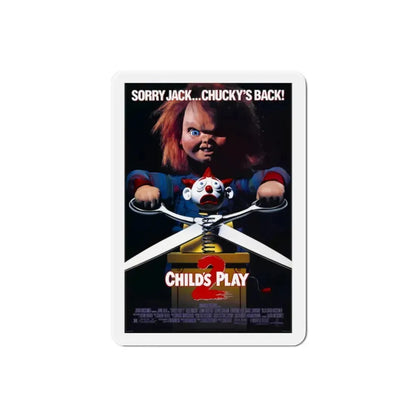 Childs Play 2 1990 Movie Poster Refrigerator Magnet 2 Inch - The Sticker Space