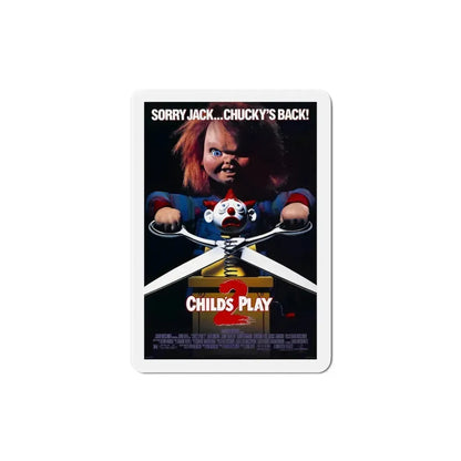 Childs Play 2 1990 Movie Poster Refrigerator Magnet 4 Inch - The Sticker Space