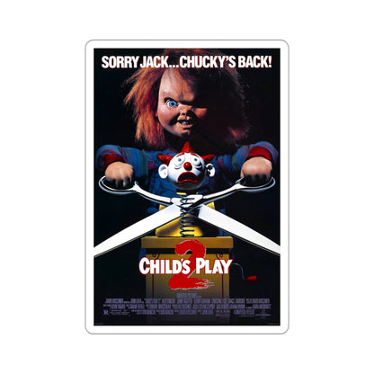 Childs Play 2 1990 Movie Poster STICKER Vinyl Die-Cut Decal-5 Inch-The Sticker Space