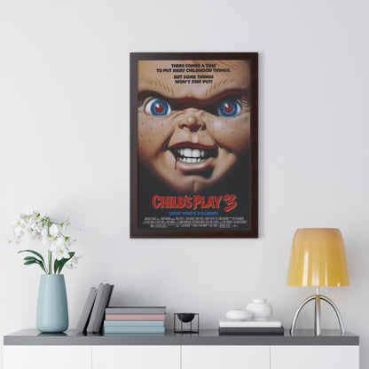 CHILD'S PLAY 3 1991 - Framed Movie Poster-The Sticker Space