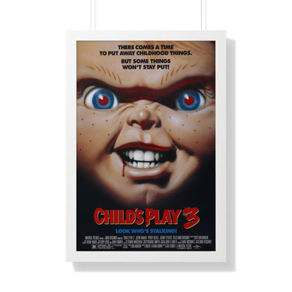 CHILD'S PLAY 3 1991 - Framed Movie Poster-20" x 30"-The Sticker Space