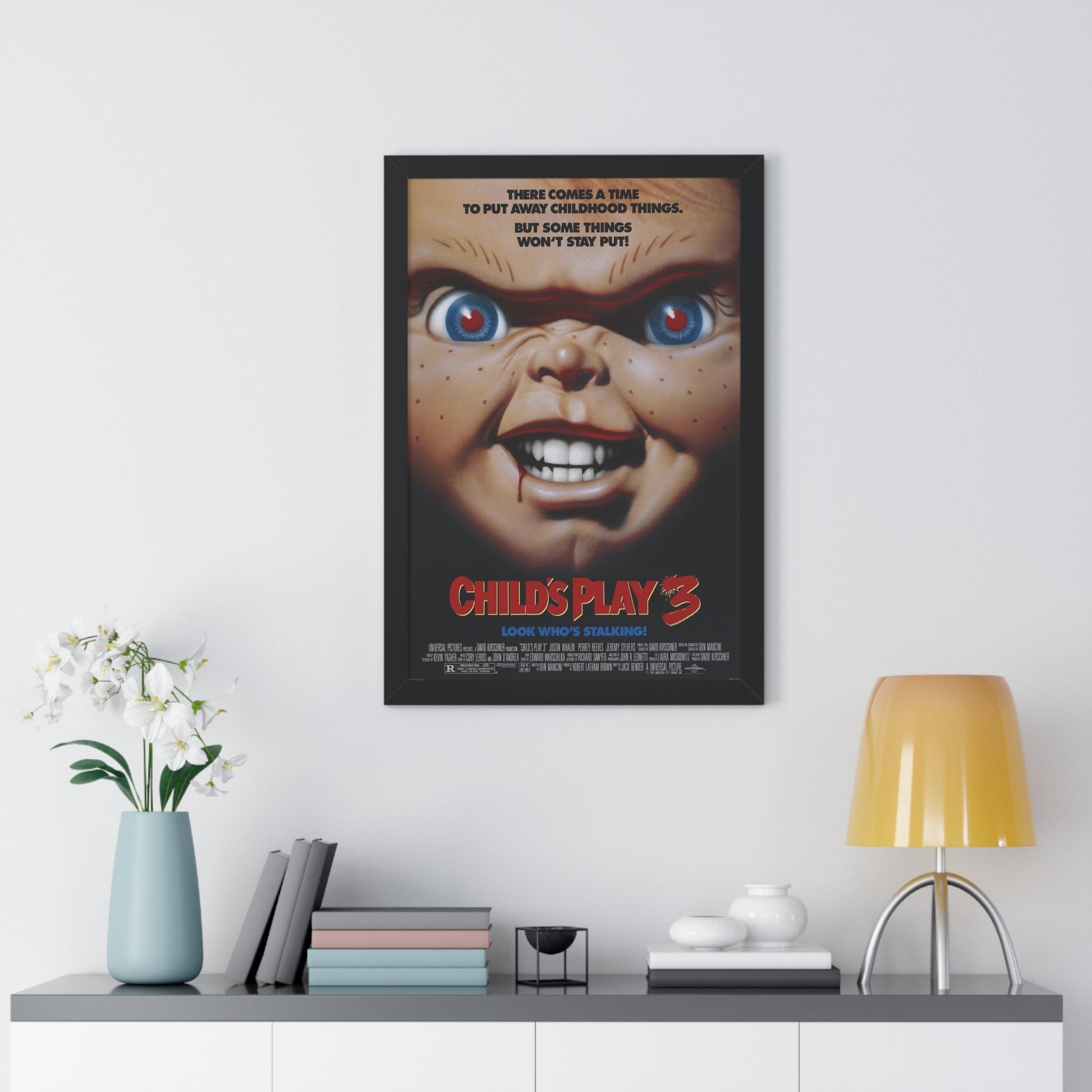 CHILD'S PLAY 3 1991 - Framed Movie Poster-The Sticker Space