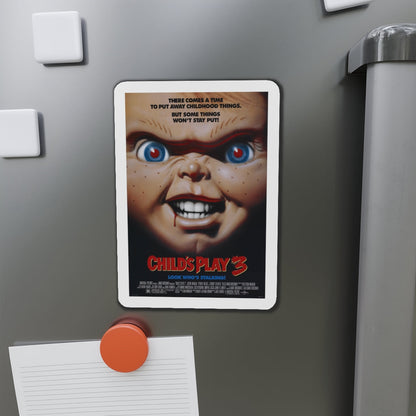 CHILD'S PLAY 3 1991 Movie Poster - Die-Cut Magnet-The Sticker Space