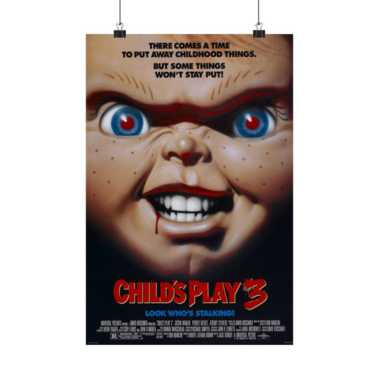 CHILD'S PLAY 3 1991 - Paper Movie Poster-12″ x 18″-The Sticker Space