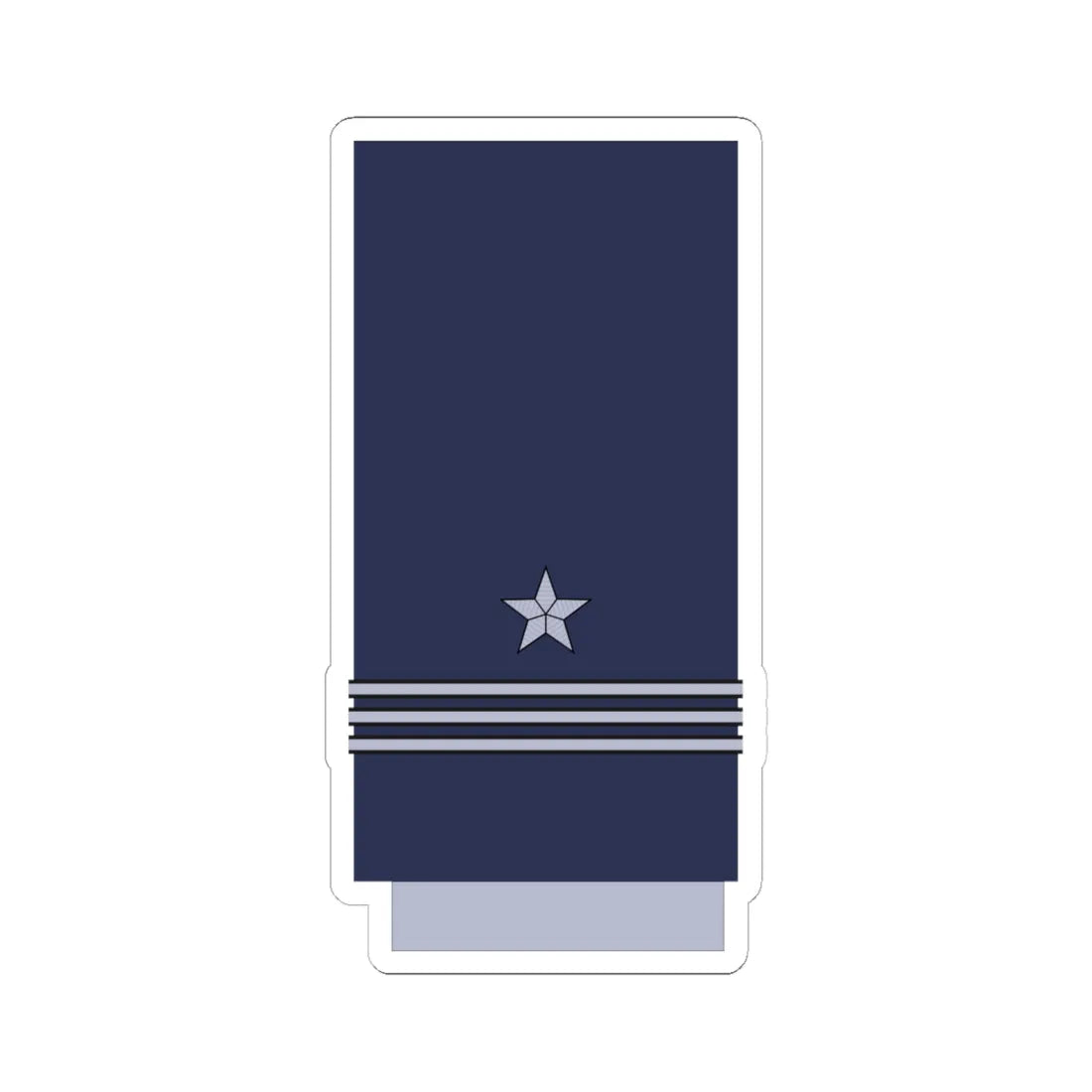 Chile AirForce OF 2 (Chile) (Military Rank) STICKER Vinyl Kiss-Cut Decal 6 Inch White - The Sticker Space