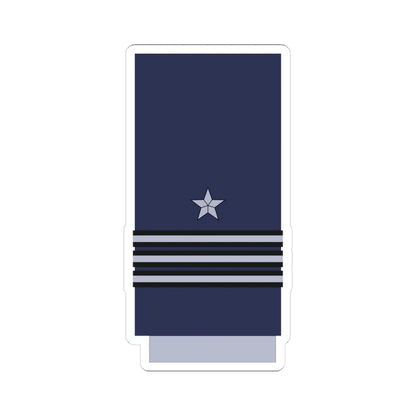 Chile AirForce OF 4 (Chile) (Military Rank) STICKER Vinyl Kiss-Cut Decal 4 Inch White - The Sticker Space