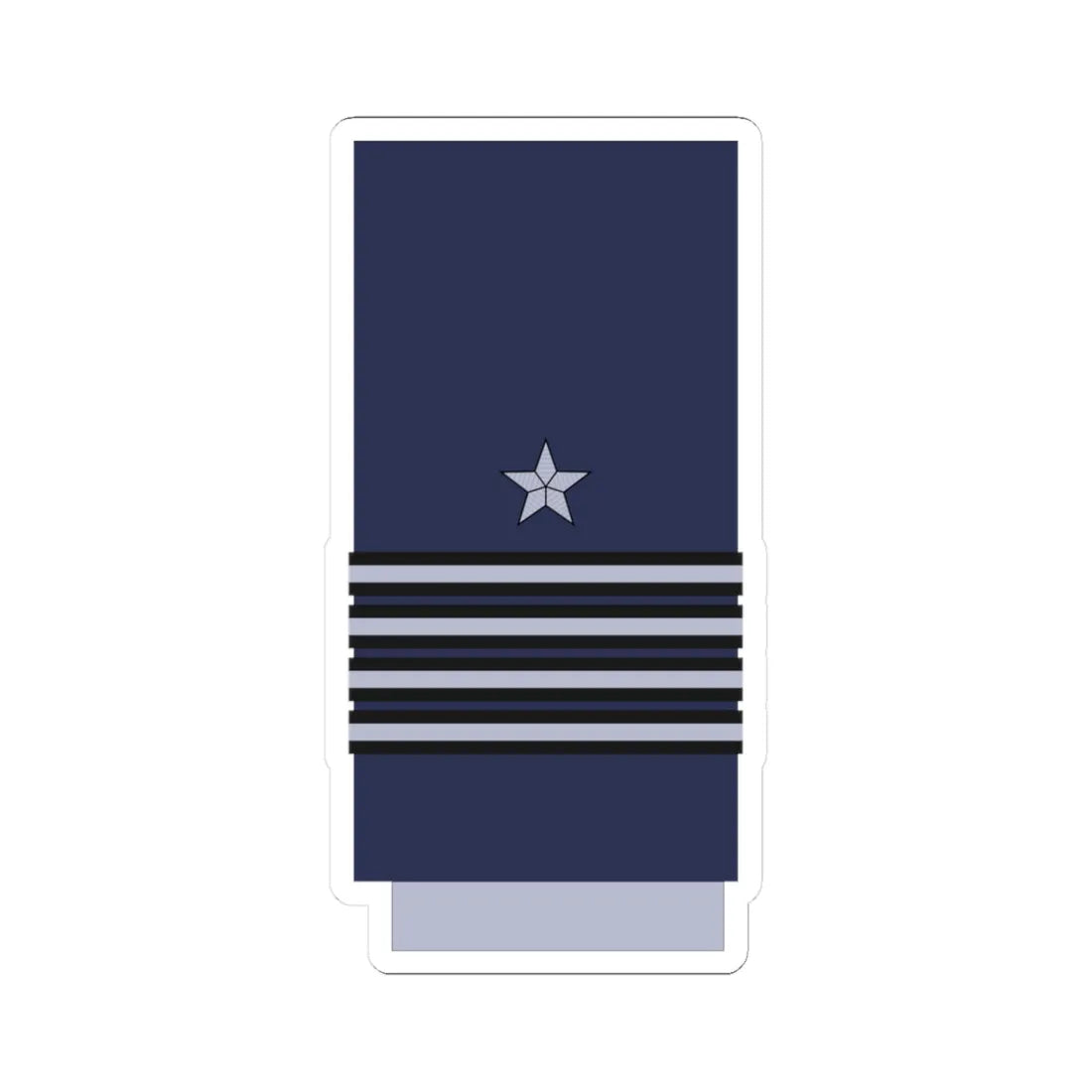 Chile AirForce OF 5 (Chile) (Military Rank) STICKER Vinyl Kiss-Cut Decal 3 Inch White - The Sticker Space