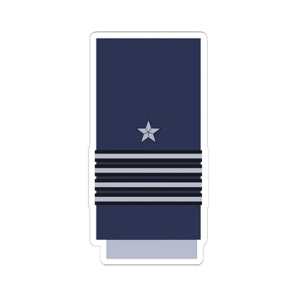 Chile AirForce OF 5 (Chile) (Military Rank) STICKER Vinyl Kiss-Cut Decal 6 Inch White - The Sticker Space