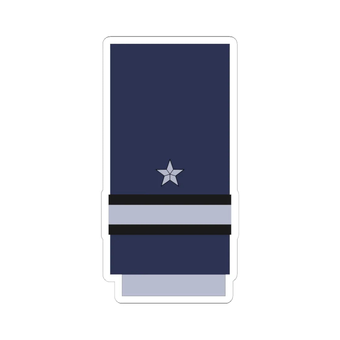 Chile AirForce OF 6 (Chile) (Military Rank) STICKER Vinyl Kiss-Cut Decal 6 Inch White - The Sticker Space