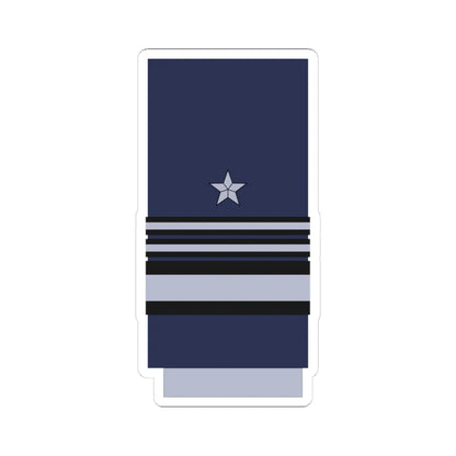 Chile AirForce OF 8 (Chile) (Military Rank) STICKER Vinyl Kiss-Cut Decal 4 Inch White - The Sticker Space