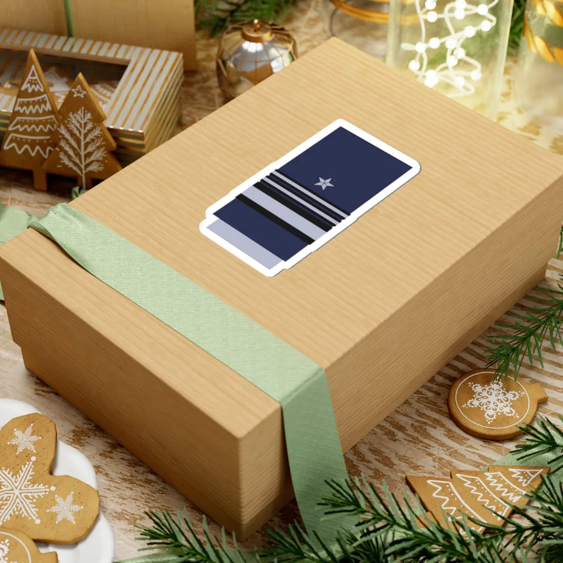 Chile AirForce OF 8 (Chile) (Military Rank) STICKER Vinyl Kiss-Cut Decal - The Sticker Space