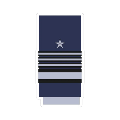 Chile AirForce OF 9 (Chile) (Military Rank) STICKER Vinyl Kiss-Cut Decal 4 Inch White - The Sticker Space