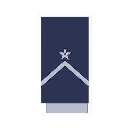 Chile AirForce OR 9 (Chile) (Military Rank) STICKER Vinyl Kiss-Cut Decal 2 Inch White - The Sticker Space