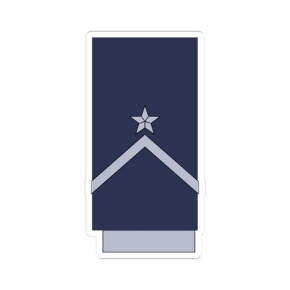 Chile AirForce OR 9 (Chile) (Military Rank) STICKER Vinyl Kiss-Cut Decal 3 Inch White - The Sticker Space