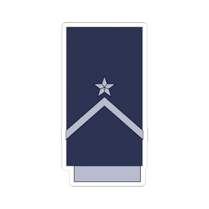 Chile AirForce OR 9 (Chile) (Military Rank) STICKER Vinyl Kiss-Cut Decal 6 Inch White - The Sticker Space
