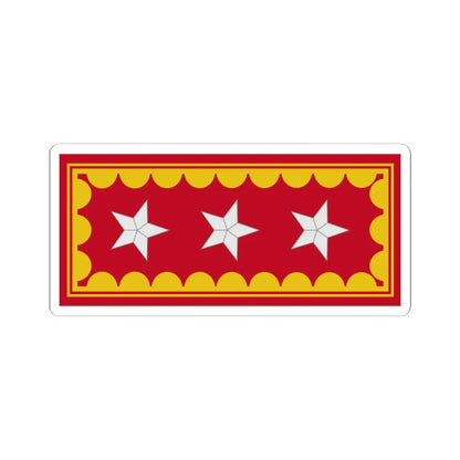 Chile Army OF 8 (Chile) (Military Rank) STICKER Vinyl Kiss-Cut Decal 4 Inch White - The Sticker Space