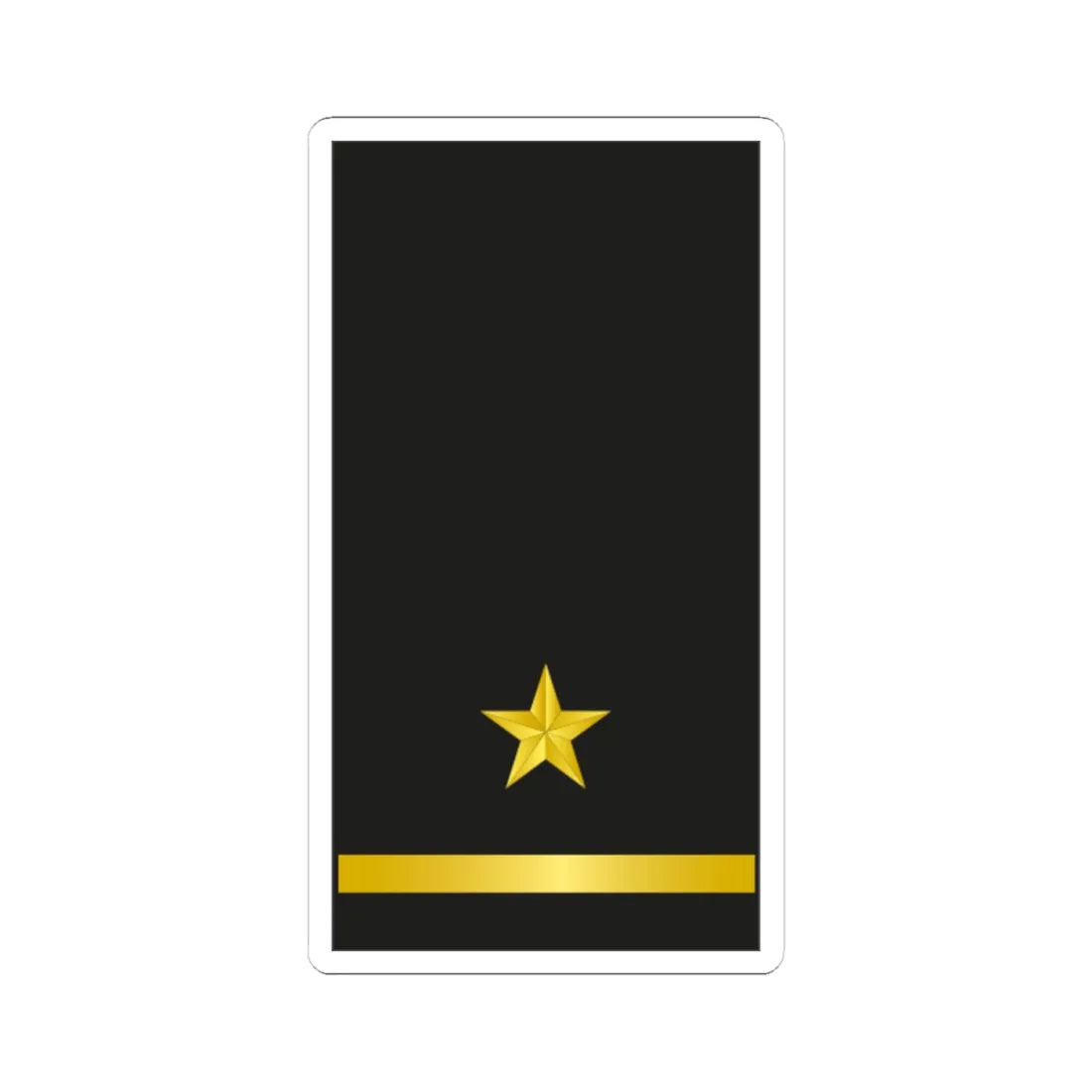 Chile Navy OF 1a (Chile) (Military Rank) STICKER Vinyl Kiss-Cut Decal 4 Inch White - The Sticker Space