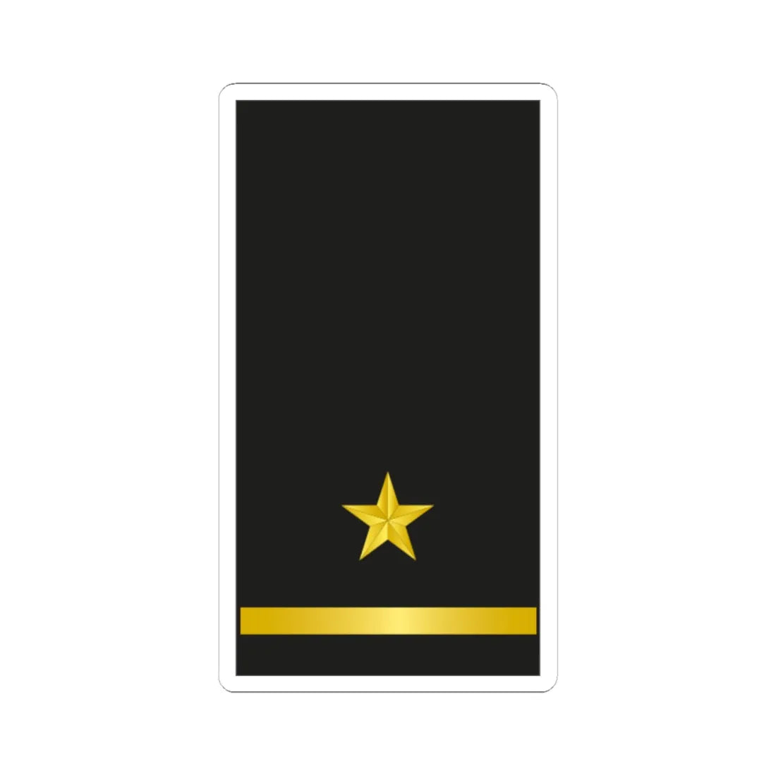 Chile Navy OF 1a (Chile) (Military Rank) STICKER Vinyl Kiss-Cut Decal 6 Inch White - The Sticker Space