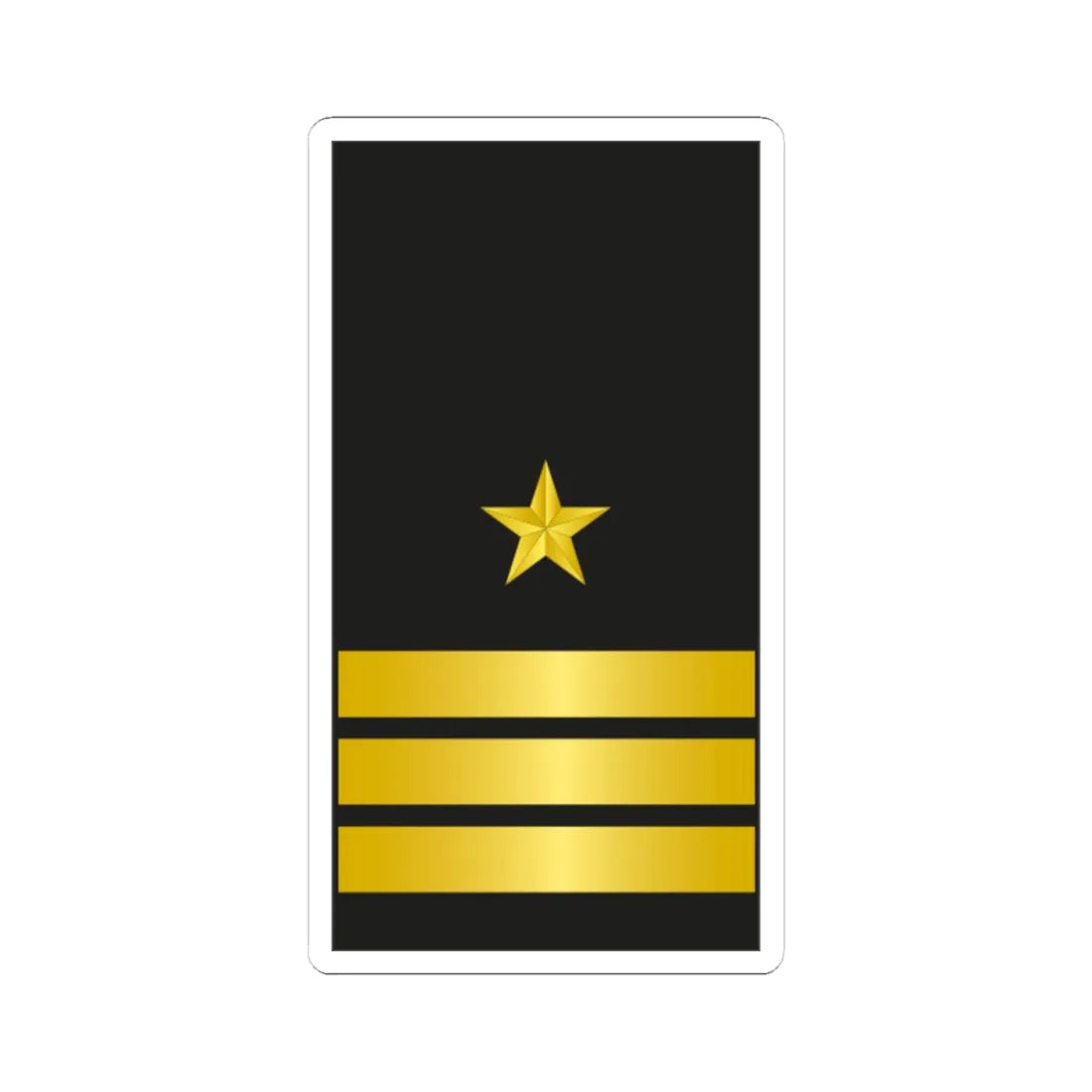 Chile Navy OF 4 (Chile) (Military Rank) STICKER Vinyl Kiss-Cut Decal 4 Inch White - The Sticker Space