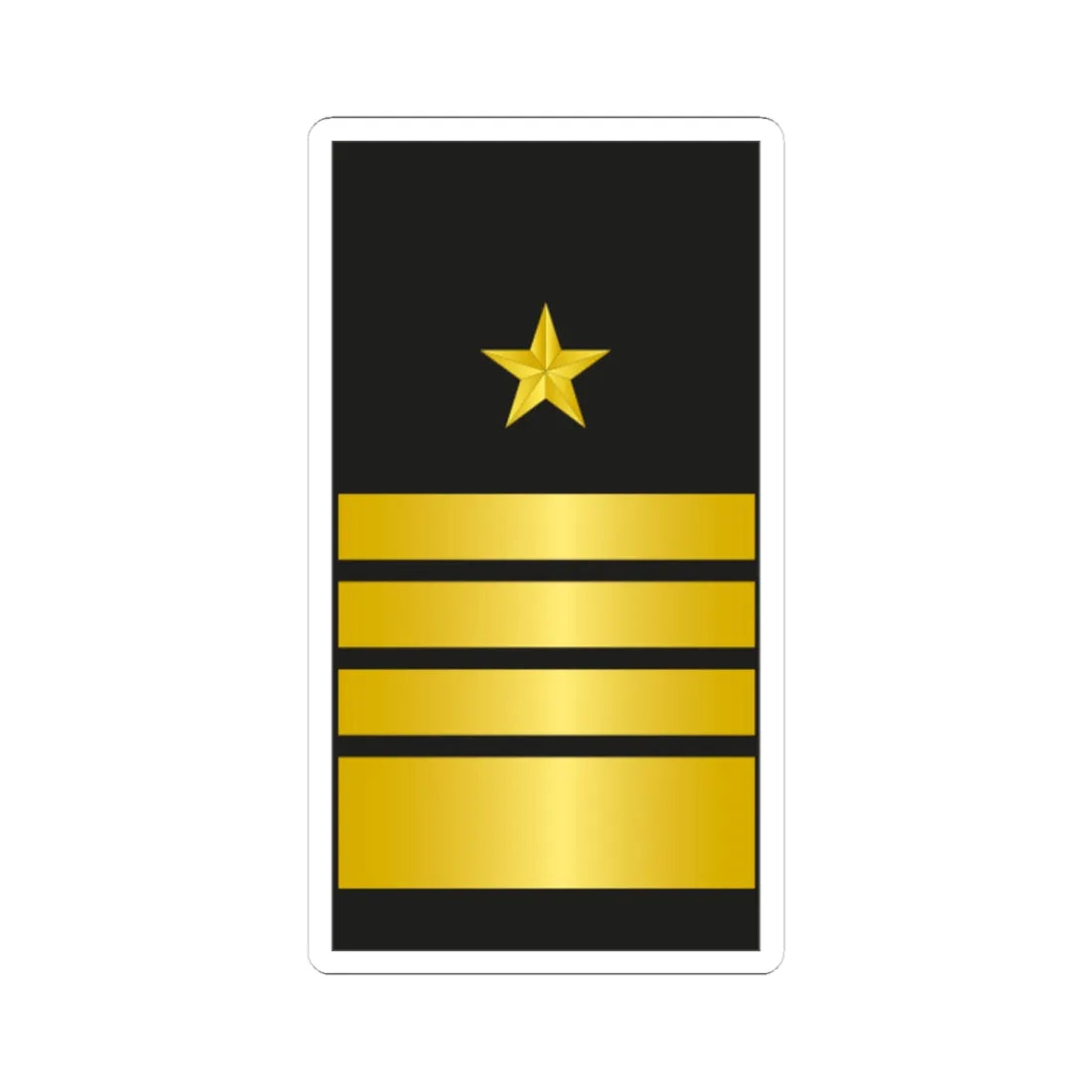Chile Navy OF 9 (Chile) (Military Rank) STICKER Vinyl Kiss-Cut Decal 3 Inch White - The Sticker Space