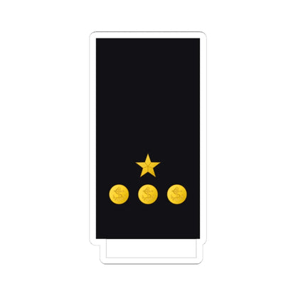 Chile Navy OF D (Chile) (Military Rank) STICKER Vinyl Kiss-Cut Decal 4 Inch White - The Sticker Space