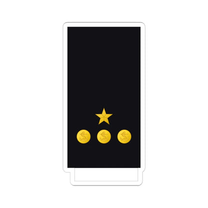 Chile Navy OF D (Chile) (Military Rank) STICKER Vinyl Kiss-Cut Decal 6 Inch White - The Sticker Space
