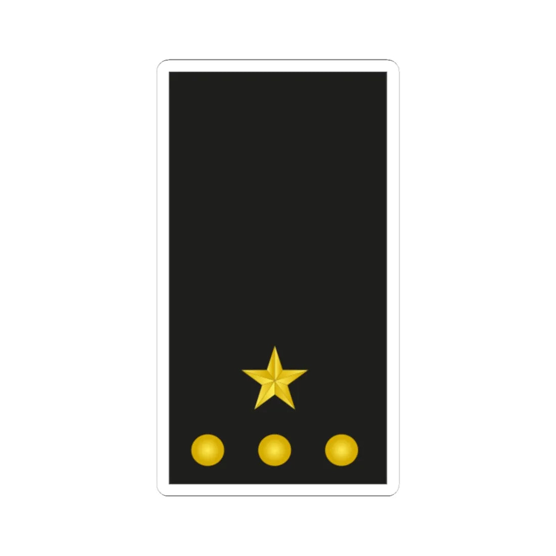 Chile Navy OFD (Chile) (Military Rank) STICKER Vinyl Kiss-Cut Decal 3 Inch White - The Sticker Space