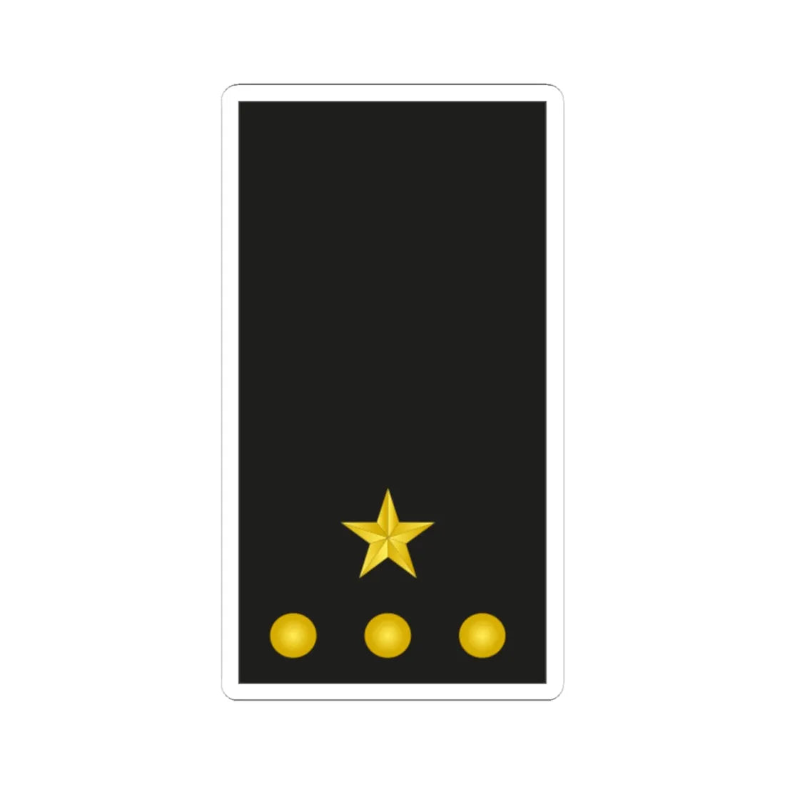 Chile Navy OFD (Chile) (Military Rank) STICKER Vinyl Kiss-Cut Decal 4 Inch White - The Sticker Space
