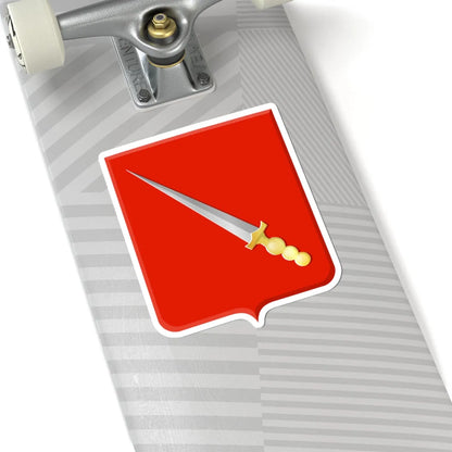 Chimay wapen (Belgium) (Coat of Arms) STICKER Vinyl Kiss-Cut Decal - The Sticker Space