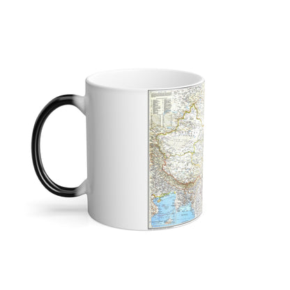 China 1 (1991) (Map) Color Changing Mug 11oz-11oz-The Sticker Space