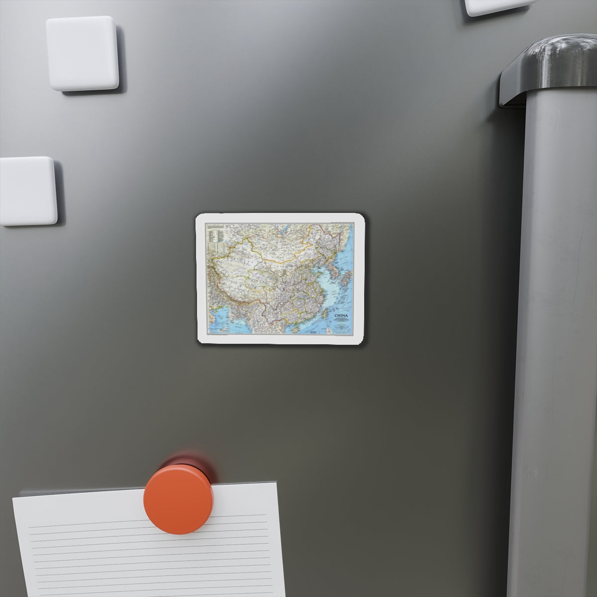 China 1 (1991) (Map) Refrigerator Magnet-The Sticker Space