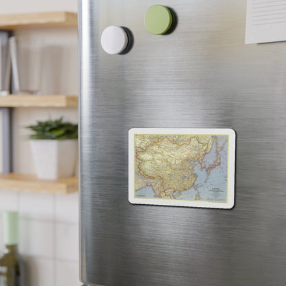 China (1945) (Map) Refrigerator Magnet-The Sticker Space