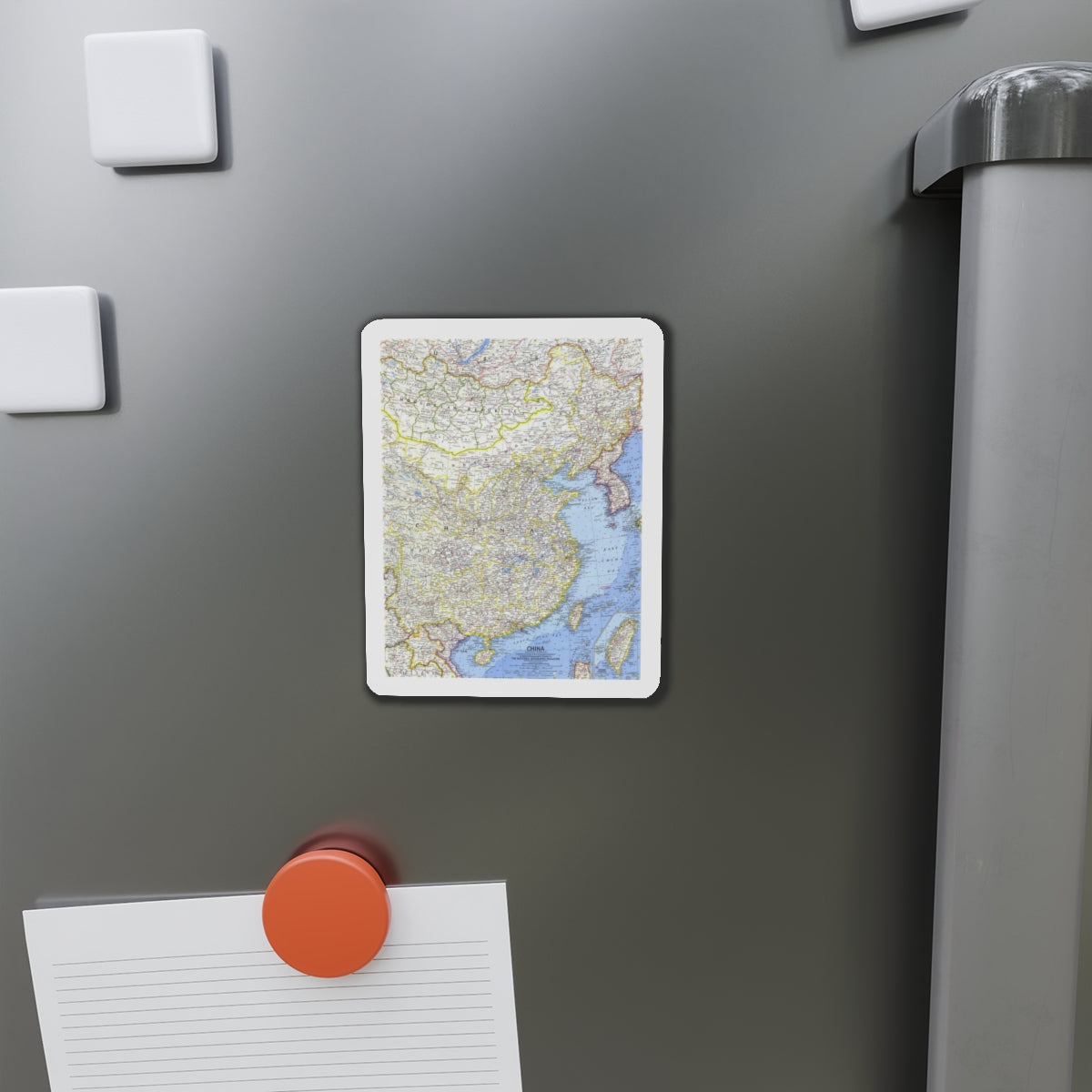 China (1964) (Map) Refrigerator Magnet-The Sticker Space