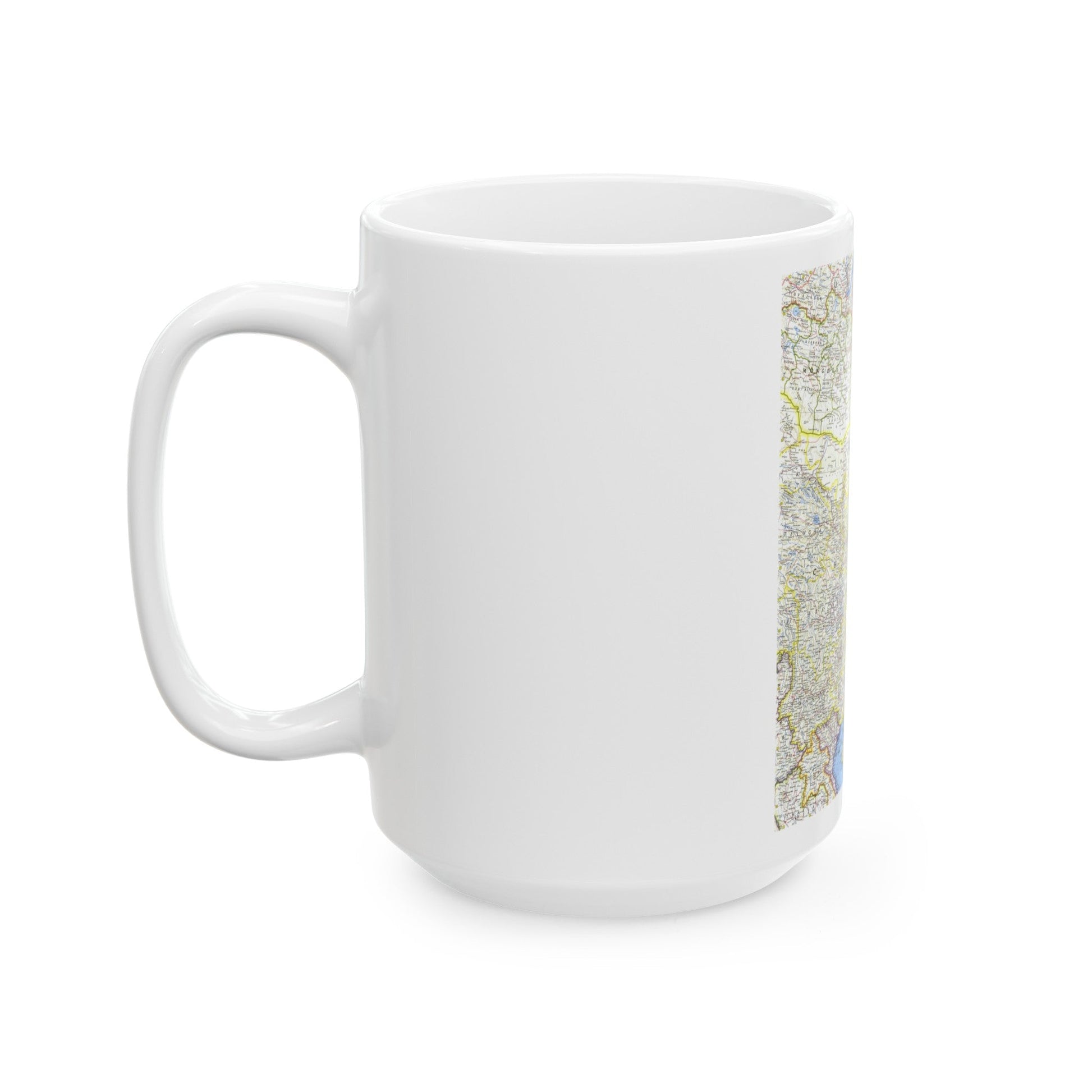 China (1964) (Map) White Coffee Mug-The Sticker Space