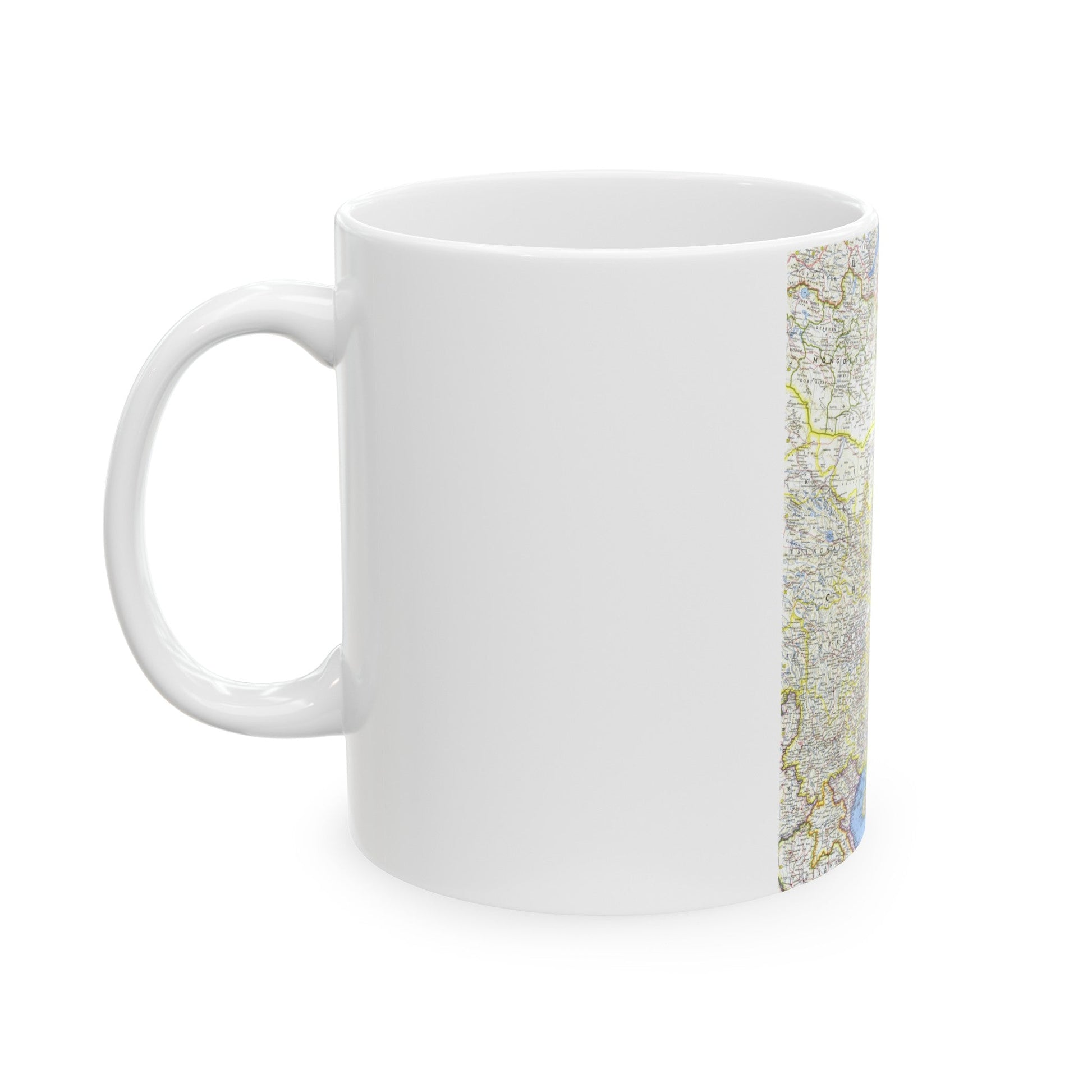 China (1964) (Map) White Coffee Mug-The Sticker Space