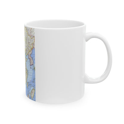 China (1964) (Map) White Coffee Mug-The Sticker Space