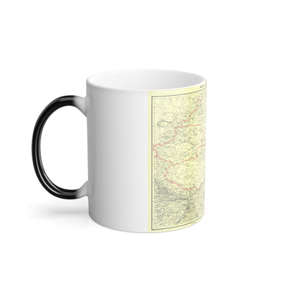 China and its Territories (1912) (Map) Color Changing Mug 11oz-11oz-The Sticker Space