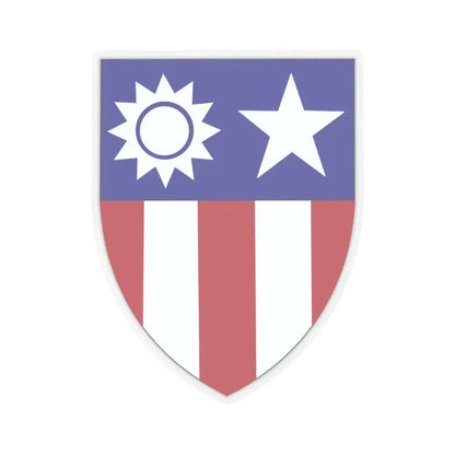 China Burma India Theater (U.S. Army) STICKER Vinyl Kiss-Cut Decal 6 Inch Transparent - The Sticker Space