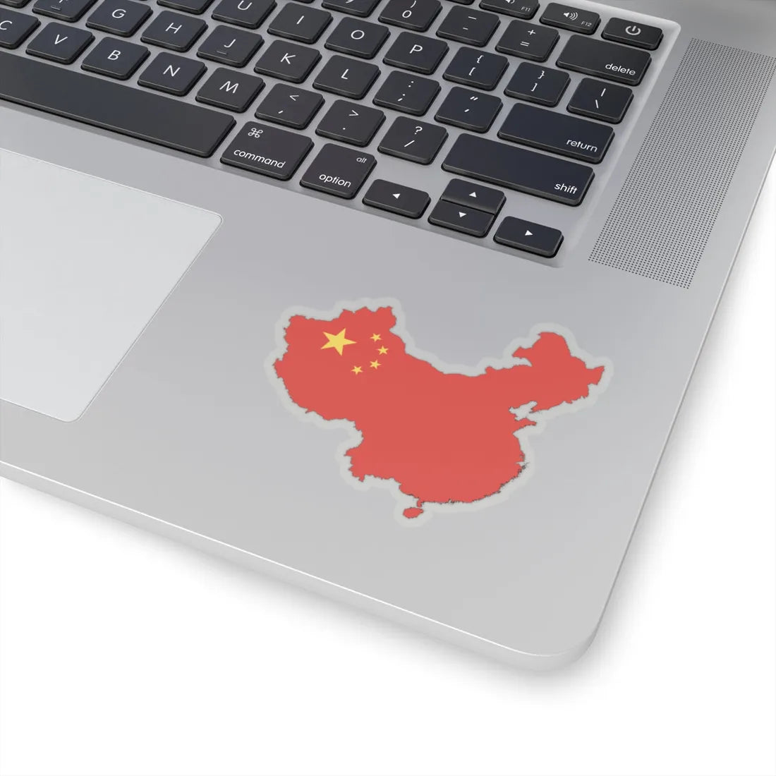 China-Flagmap (China) STICKER Vinyl Kiss-Cut Decal - The Sticker Space
