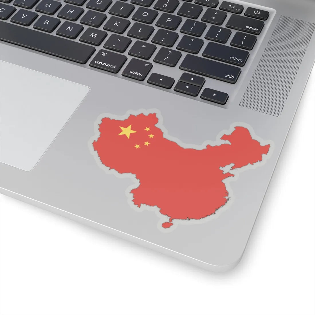 China-Flagmap (China) STICKER Vinyl Kiss-Cut Decal - The Sticker Space