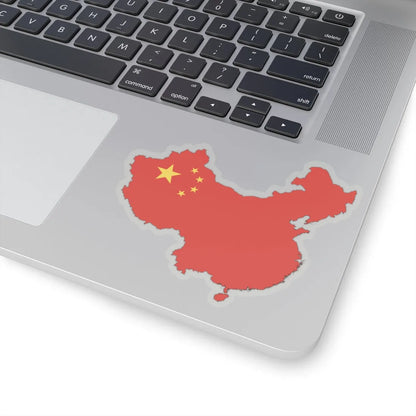China-Flagmap (China) STICKER Vinyl Kiss-Cut Decal - The Sticker Space